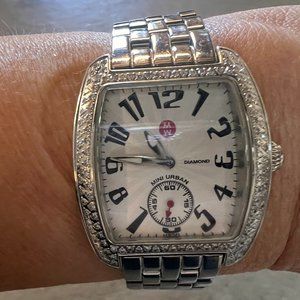 Michele Diamond Bezel Watch